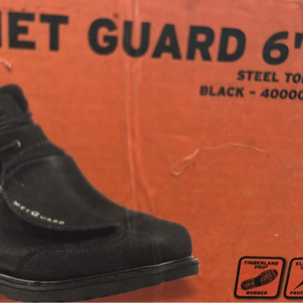 Timberland PRO Men's Black Steel meta tarsal Toe Boots- US ONLY